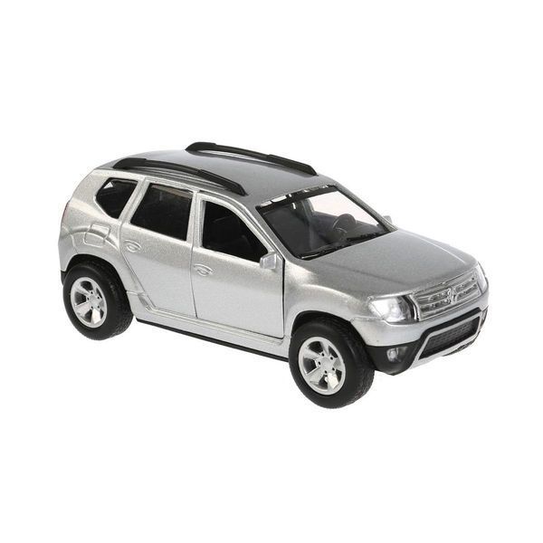 Машинка металева Технопарк Renault Duster, сріблястий 27453 фото