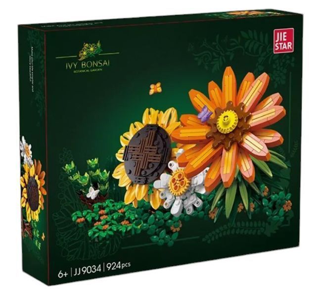 Детский конструктор Цветы Ботанический сад Ivy bonsai 924 детали 36403 фото