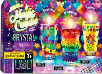 Набір для творчості Свічі своїми руками "MAGIC CANDLE CRYSTAL" 23453 фото