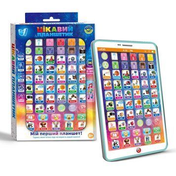 Интерактивная игрушка Обучающий планшет WToys Украинское озвучивание 13 х 20 см 41267 фото