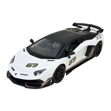 Металлическая машинка Lamborghini SVJ с подсветкой и звуковыми эффектами Автопром Sport Белый 41963 фото