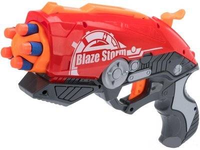Пістолет-бластер "Blaze Storm" з м'якими кулями ZC7099 Nerf Нерф 3-2163 фото
