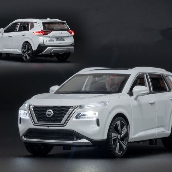 Металева машинка інерційна з ефектами Nissan X-Trail Нісан Auto Expert Білий 39265 фото