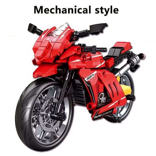 Дитячий конструктор Мотоцикл V4 Racing Motorcycle Mingdi 329 деталей 43995 фото