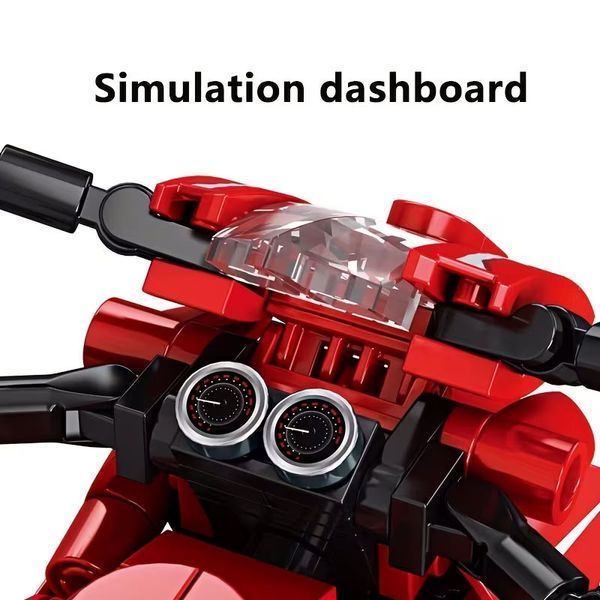 Дитячий конструктор Мотоцикл V4 Racing Motorcycle Mingdi 329 деталей 43995 фото