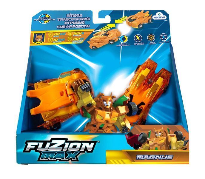 Робот трансформер Фьюжн Макс Магнус FUZION MAX 24363 фото