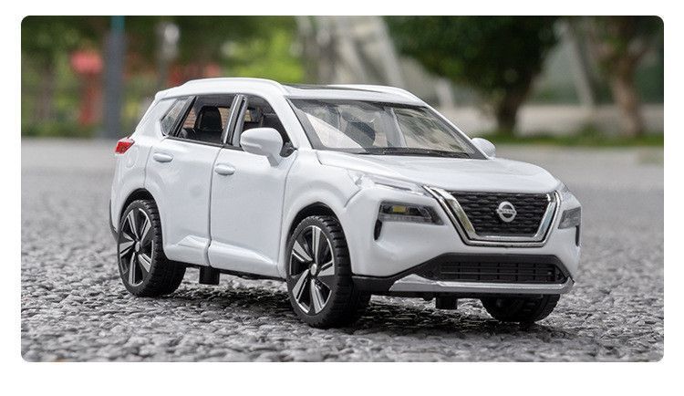Металева машинка інерційна з ефектами Nissan X-Trail Нісан Auto Expert Білий 39265 фото