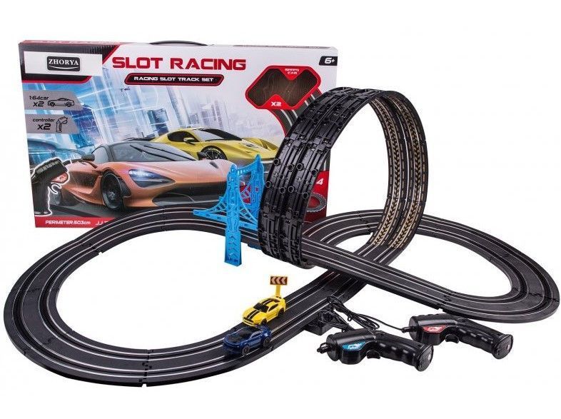 Гоночный автотрек на радиоуправлении с машинками Slot Racing 35700 фото