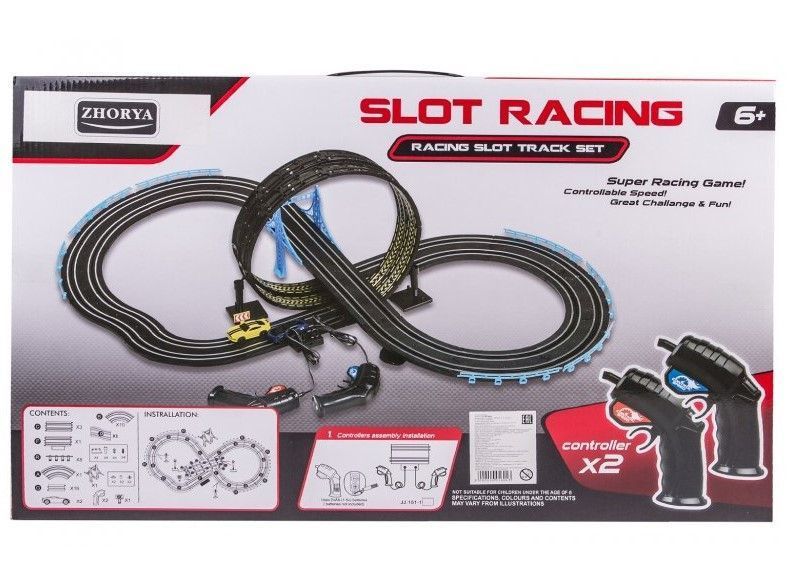 Гоночный автотрек на радиоуправлении с машинками Slot Racing 35700 фото