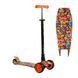 Самокат четырехколесный для девочки MAXI S Best Scooter со съемным рулем Конфеты 22216 фото 1