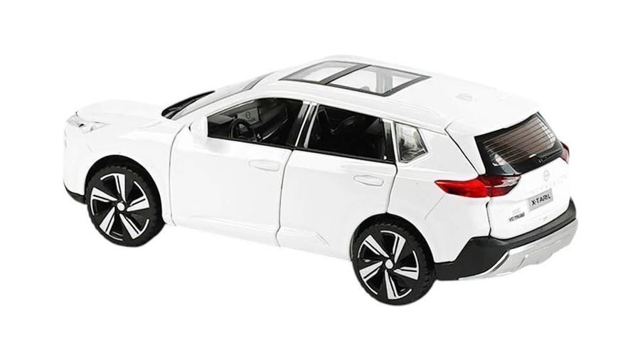 Металева машинка інерційна з ефектами Nissan X-Trail Нісан Auto Expert Білий 39265 фото