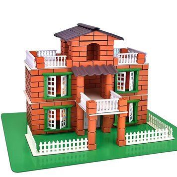 Конструктор Стройка дома из кирпичиков Play&Move 357 элементов 34951 фото