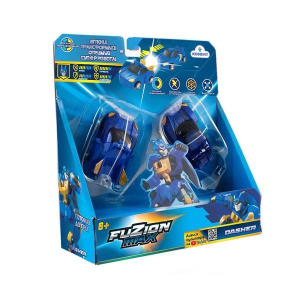 Машинка трансформер Фьюжн Макс Дашер FUZION MAX 24364 фото