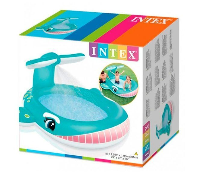 Надувний басейн Інтекс Intex 57440 Кит 201 х 196 х 91см 200л від 2 років 22836 фото
