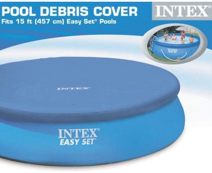 Тент для басейну Intex Інтекс надувного діаметром 457 см Круглий 39914 фото