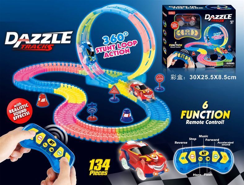 Гоночний трек на радіокеруванні Dazzle tracks 134 деталі 28893 фото