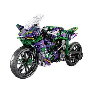 Дитячий конструктор мотоцикл Motorcycle 458 деталей Фіолетовий 36916 фото