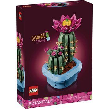 Конструктор Лего Кактус Lego Botanicals Цвітіння кактуса 482 деталі (11509) 43540 фото