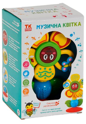 Детская игрушка музыкальный цветочек TK Group 23969 фото