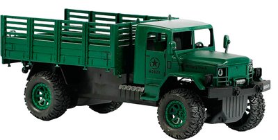 Машинка військова вантажівка на радіокеруванні M35 4x4 Зелена 25695 фото