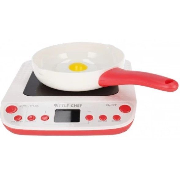 Ігровий набір дитячого посуду з інтерактивною плитою Little Chef 33934 фото