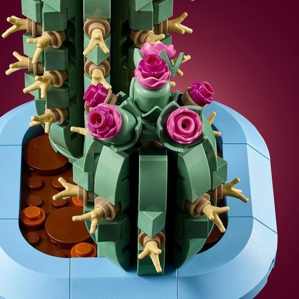 Конструктор Лего Кактус Lego Botanicals Цвітіння кактуса 482 деталі (11509) 43540 фото