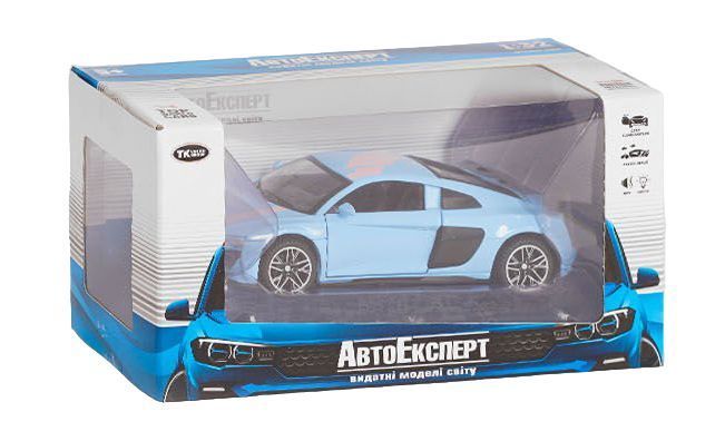 Машинка металлическая детская Audi RS Auto Expert Голубой 27061 фото