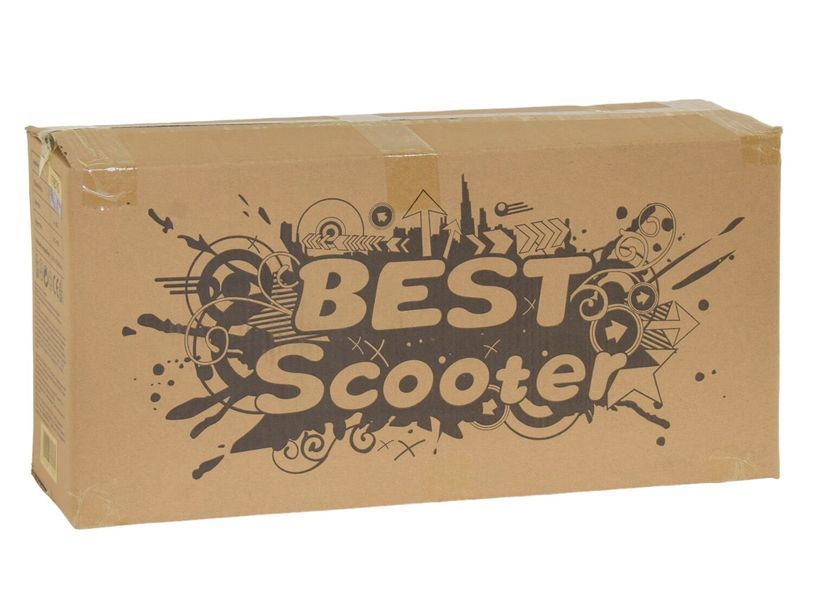 Трехколесный самокат со светящимися колесами и родительской ручкой 5 в 1 Best Scooter Фиолетовый Вид 5 25837 фото