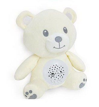 Ночник детский мягкая плюшевая игрушка с проектором Медвежонок 31383 фото