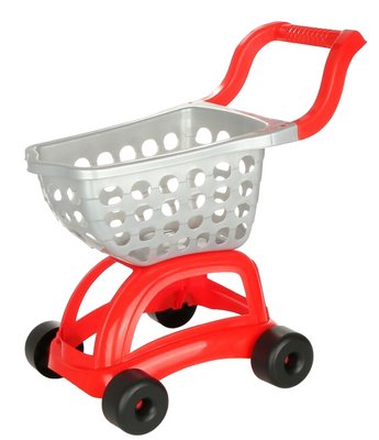 Дитячий візок для супермаркету Pilsan 46 см Білий з червоним 29661 фото