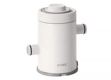 Картриджний фільтр насос для басейну Intex Інтекс об'ємом води до 5000 л продуктивність 1250 л/год 39916 фото