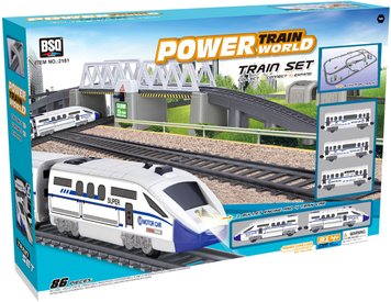 Дитяча залізниця зі звуком та світлом Power Train World 170 х 99 см 31262 фото