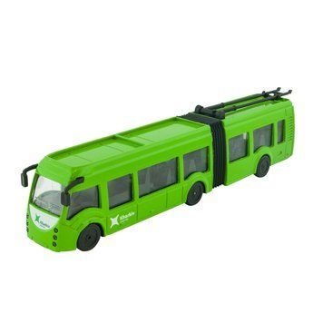 Машинка металлическая Технопарк &ndash;Троллейбус Харьков, зеленый 27518 фото