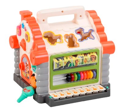 Розвивальний іграшка багатосторонній Теремок Hola Toys 24814 фото