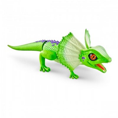 Інтерактивна іграшка плащеносна ящірка Robo Alive Зелений 24300 фото