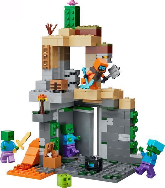 Конструктор Лего майнкрафт Підземелля зомбі Lego minecraft 284 деталі (21587) 43541 фото
