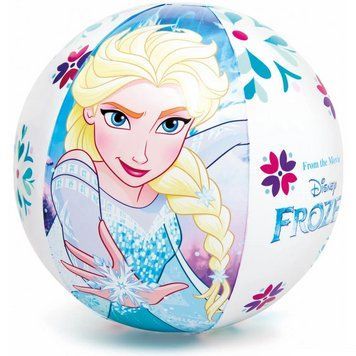 Пляжний надувний м'яч Intex Інтекс "Frozen" Крижане серце діаметром 51 см від 3 років 10343 фото