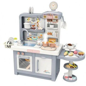 Игрушечная кухня с водой звуком и подсветкой Dream Kitchen 98 см Серый 37871 фото