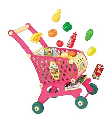 Дитячий візок Супермаркет із продуктами 24 елементи 29671 фото
