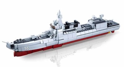 Конструктор Військовий корабель SLUBAN Model Bricks 618 деталей 30353 фото