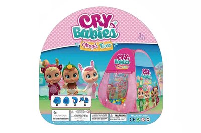 Дитячий ігровий намет Cry Babies у сумці Рожевий 28347 фото