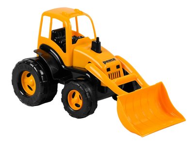 Дитячий іграшковий Трактор для пісочниці з рухомим ковшем Pilsan Жовтогарячий 28898 фото