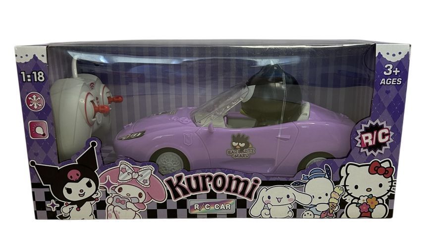 Машина на радіокеруванні з фігуркою героя Kuromi Bad Badtz-Maru Фіолетовий 44245 фото