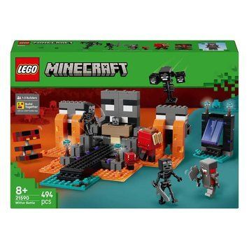 Конструктор Лего майнкрафт Битва за Візер Lego minecraft 494 деталі (21590) 43543 фото