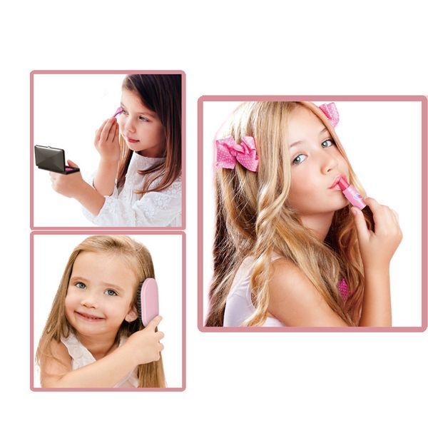 Дитяче іграшкове трюмо з дзеркалом імітацією косметики й аксесуарами 34 елементи 43392 фото