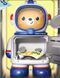 Детский игрушечный сейф копилка Космонавт Синий 29934 фото 4