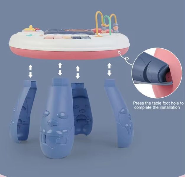 Развивающая игрушка Музыкальный игровой Столик Learning Desk Ibi-inn Синий 34437 фото