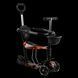 Трехколесный самокат со светящимися колесами и родительской ручкой 5 в 1 Best Scooter Черный Вид 5 25976 фото 1