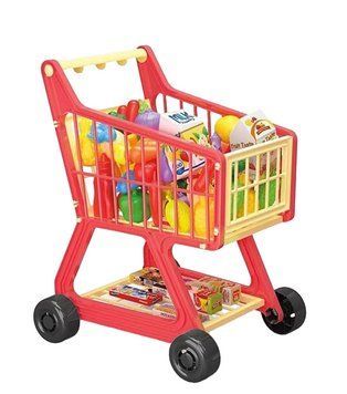 Детская тележка Супермаркет с продуктами 41 элемент 29673 фото
