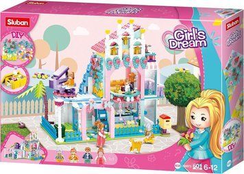 Конструктор дом с фигурками и мебелью Girls Dream Sluban 601 деталь 43443 фото